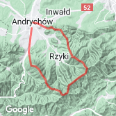 Mapa Beskid Mały z Andrychowa